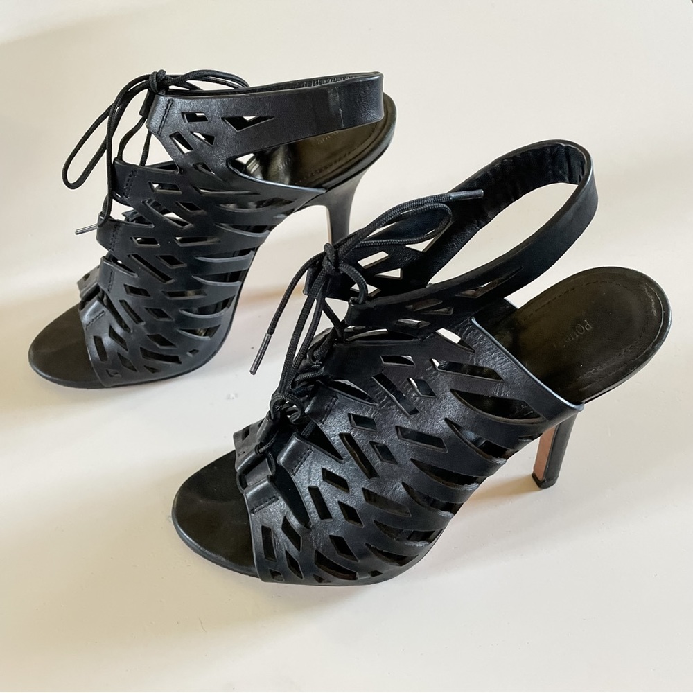 Pour La Victoire Cage Heels